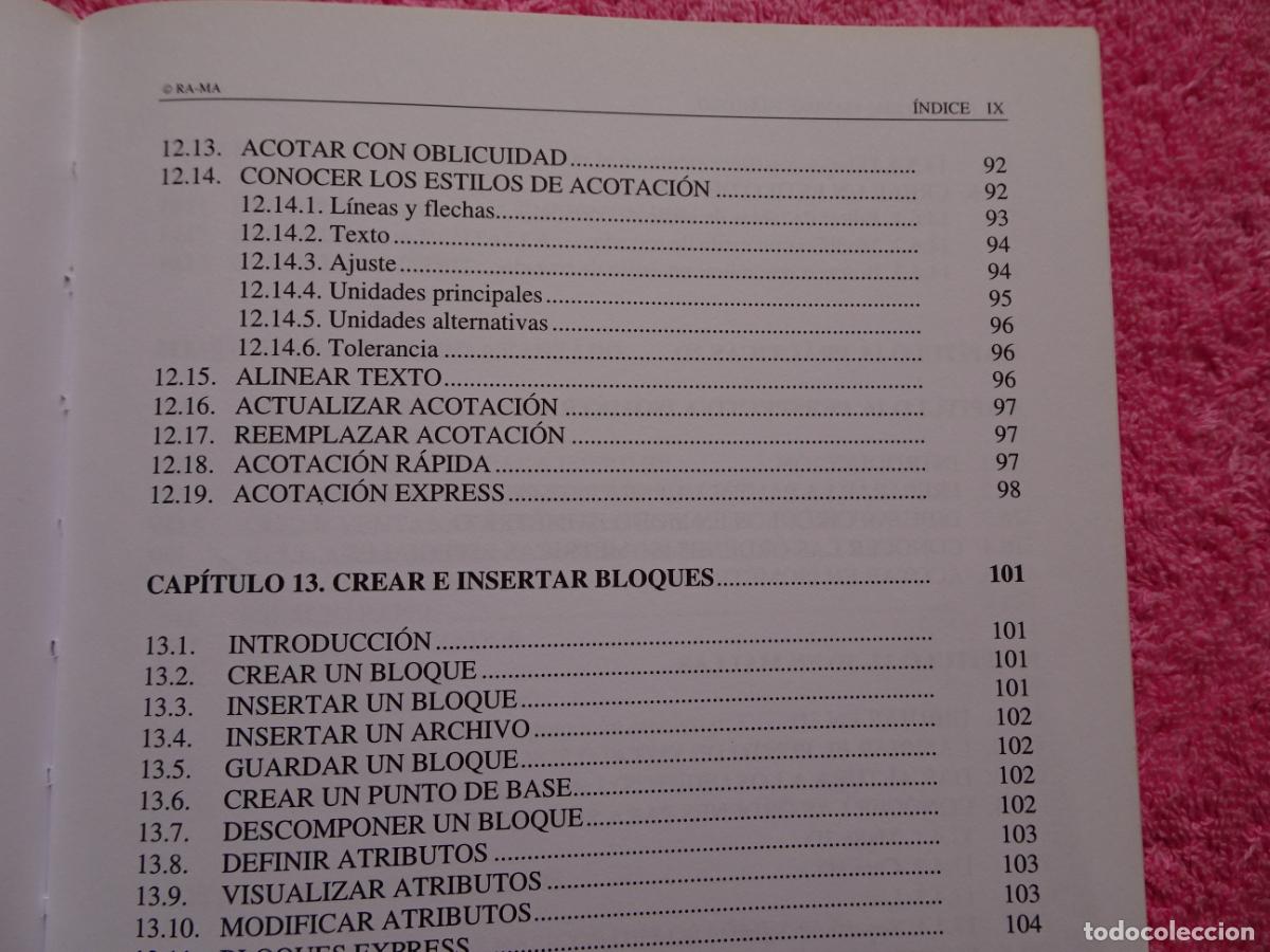 Libros de segunda mano: autocad 2000 manual practico castell cebolla editorial ra-ma 2000 1&ordf; edici&oacute;n - Foto 20