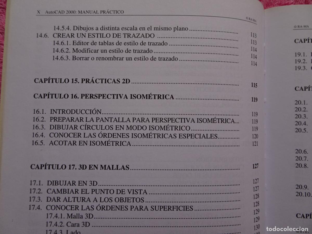 Libros de segunda mano: autocad 2000 manual practico castell cebolla editorial ra-ma 2000 1&ordf; edici&oacute;n - Foto 22