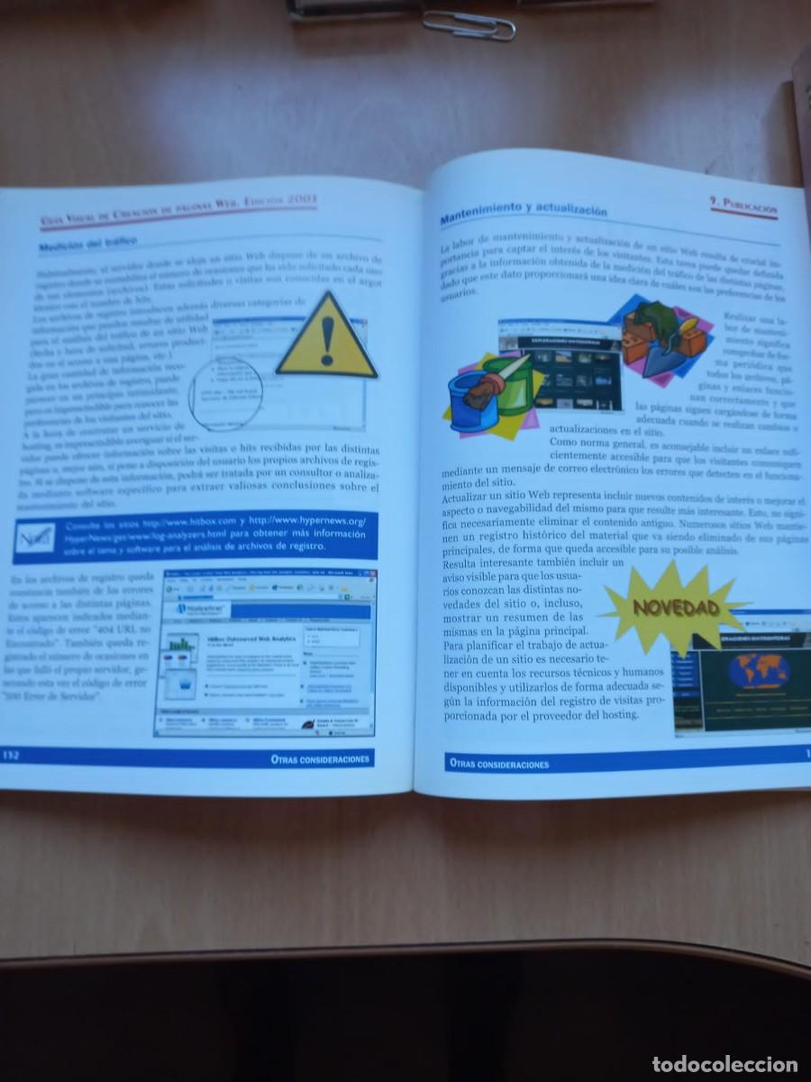 Libros de segunda mano: Libro Creaci&oacute;n de paginas web 2003 Anaya - Foto 2