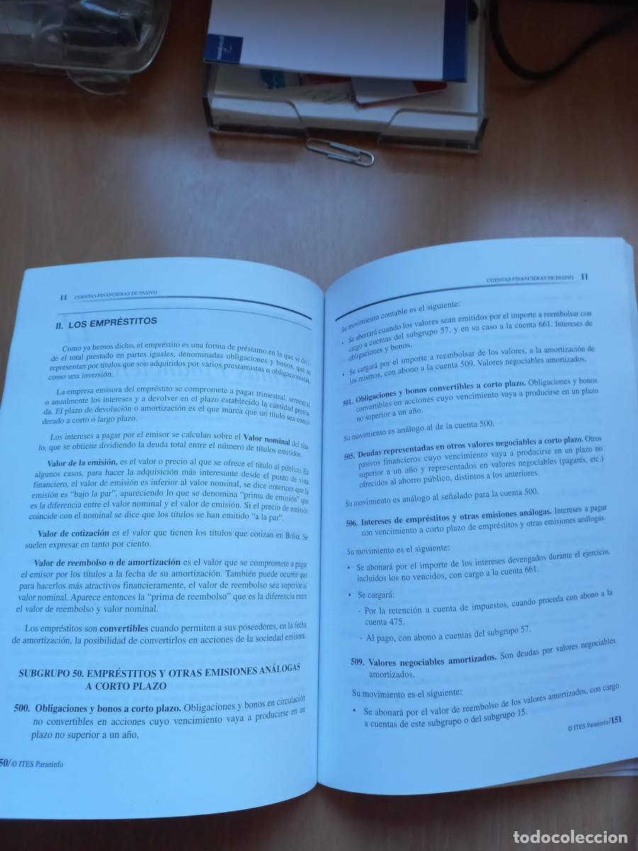 Libros de segunda mano: Libro Contabilidad Financiera AEDETP - Foto 3