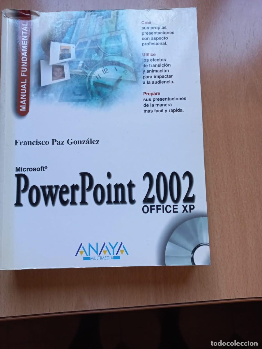 Libros de segunda mano: Libro Powerpoint 2002 manual avanzado Anaya - Foto 1