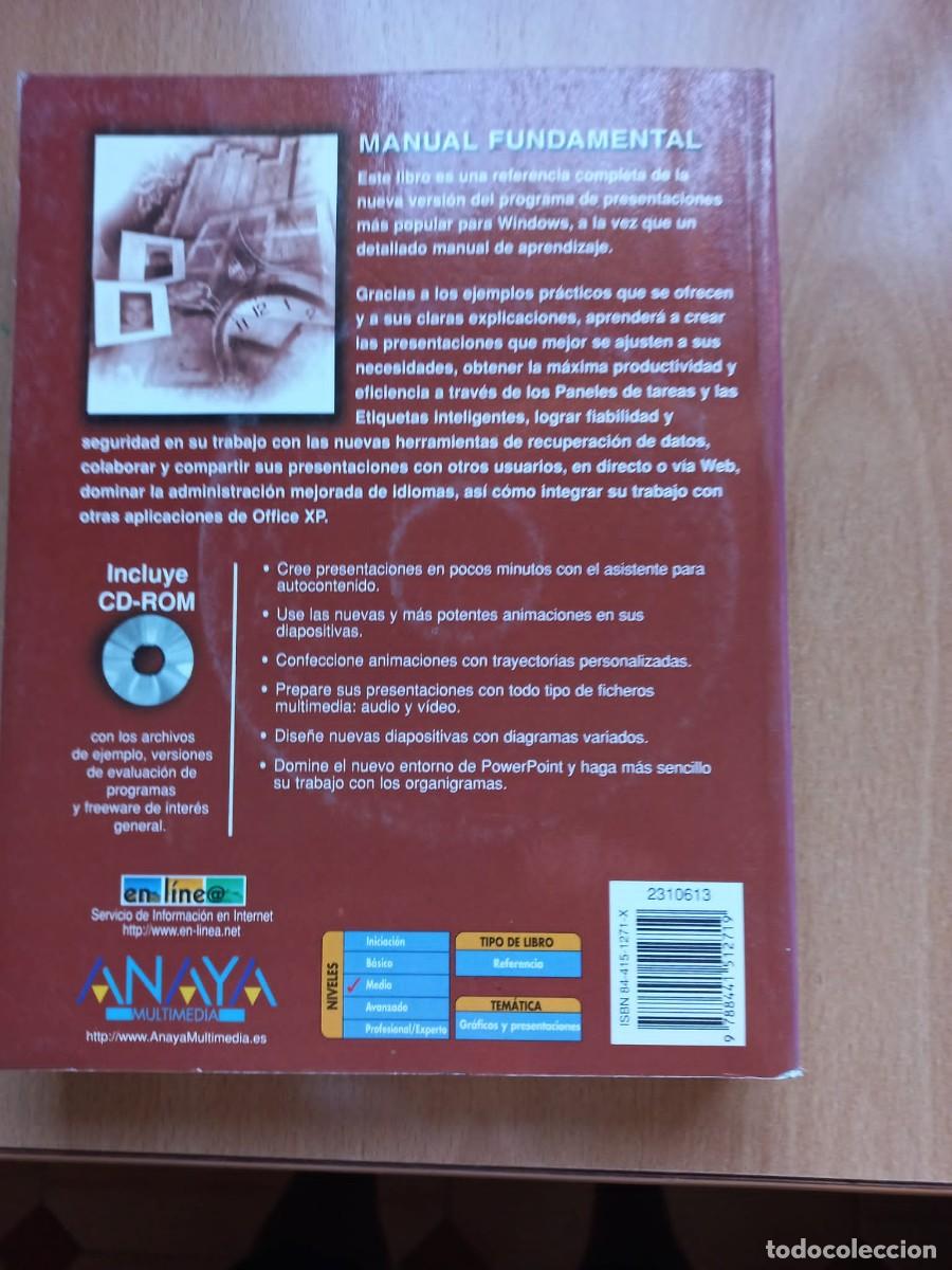 Libros de segunda mano: Libro Powerpoint 2002 manual avanzado Anaya - Foto 3