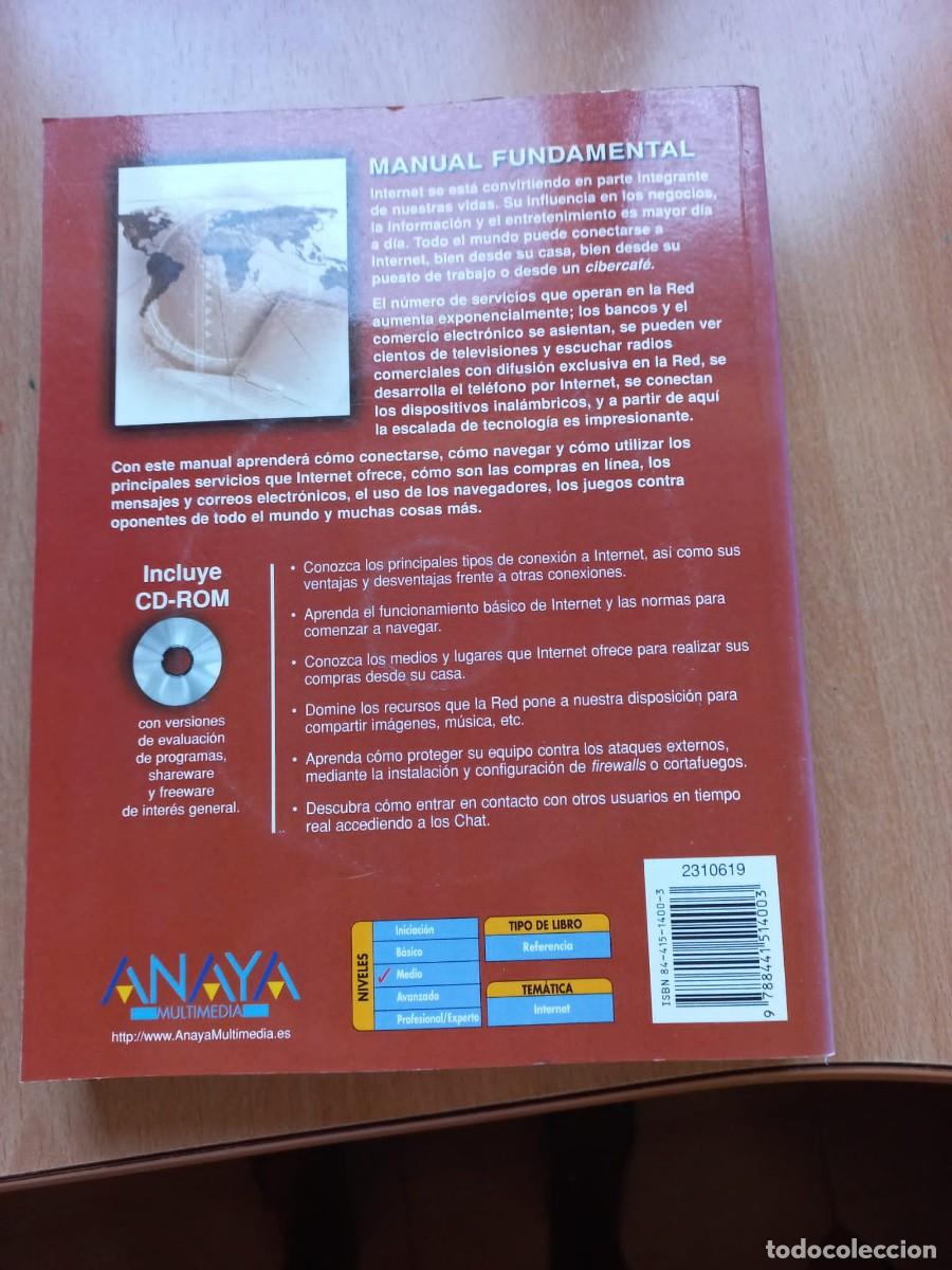 Libros de segunda mano: Libro Internet Edicion 2003 manual fundamental Anaya - Foto 3
