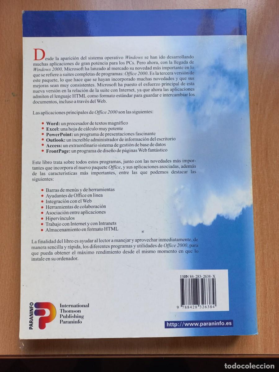 Libros de segunda mano: Libro Office 2000 manual Paraninfo - Foto 2