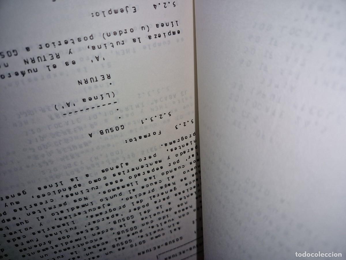 Libros de segunda mano: LIBRO CURSO ELEMENTAL DE BASIC PC - DE MIGUEL COBALEDA - Foto 4
