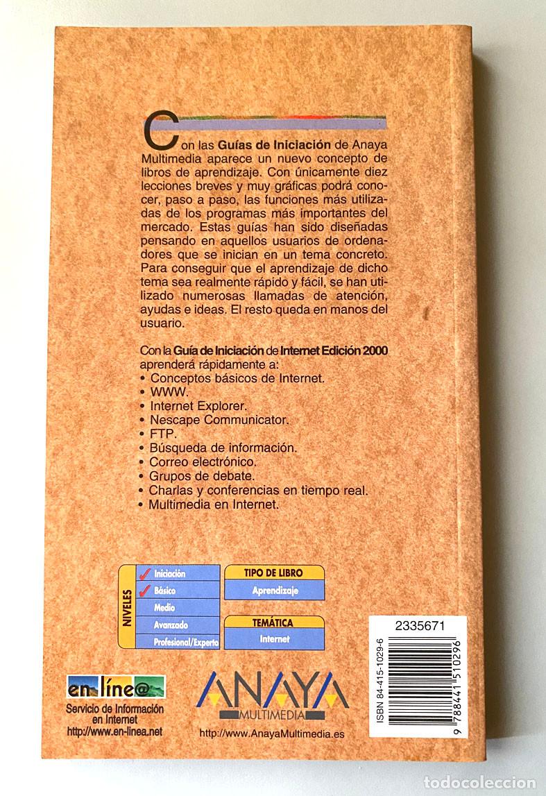 Libros de segunda mano: LIBRO INTERNET EDICI&Oacute;N 2000 - ANAYA - 2000 - Foto 2