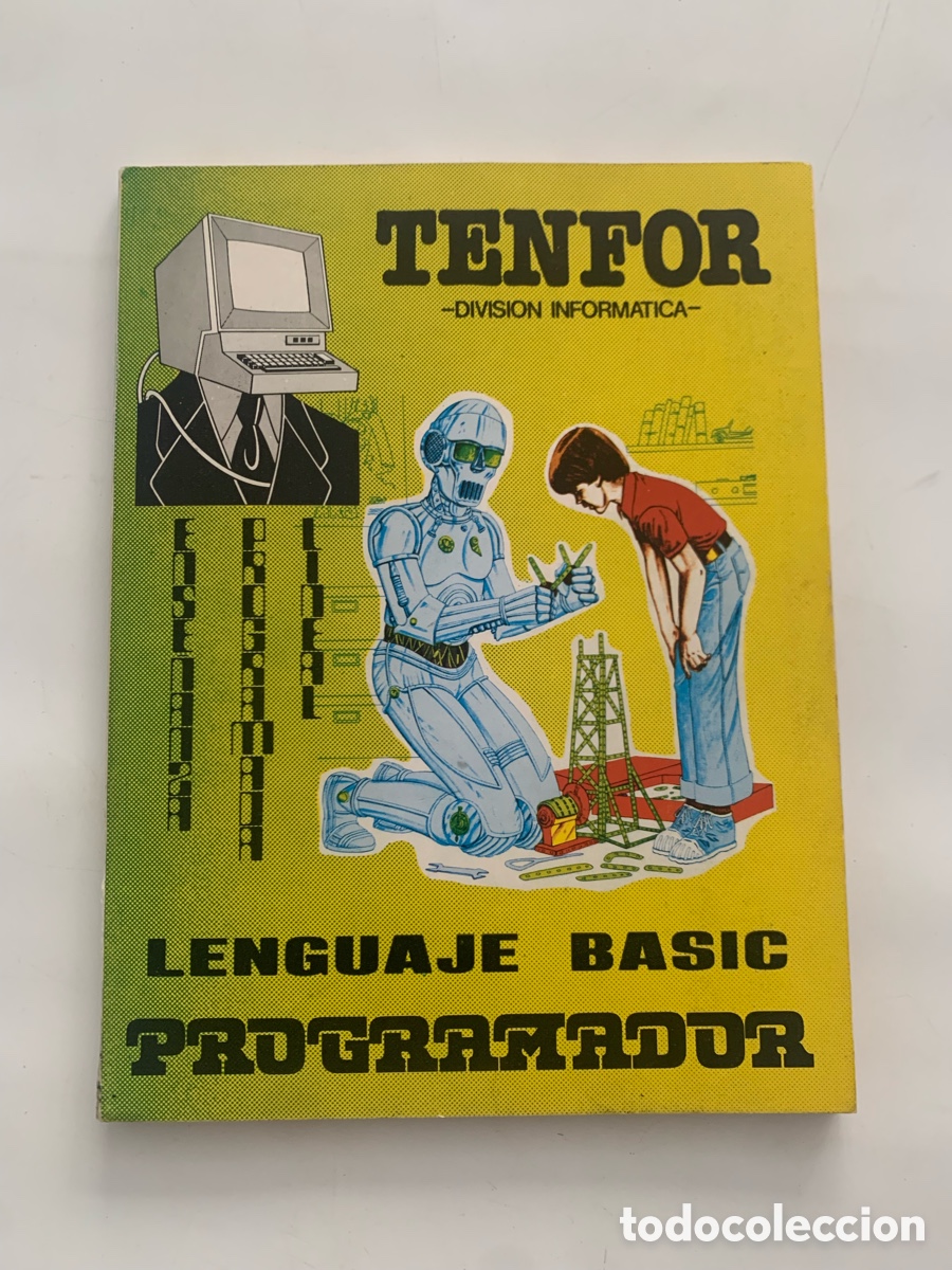Libros de segunda mano: MANUAL DE 1985 PROGRAMADOR LENGUAJE BASIC TENFOR - ORDENADOR INFORMATICA - Foto 1