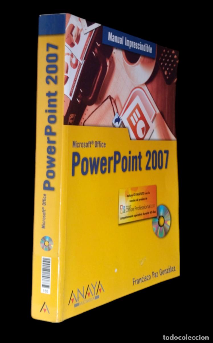 Libros de segunda mano: POWERPOINT 2007 - MANUAL IMPRESCINDIBLE / FRANCISCO PAZ GONZ&Aacute;LEZ. SIN CD - Foto 1