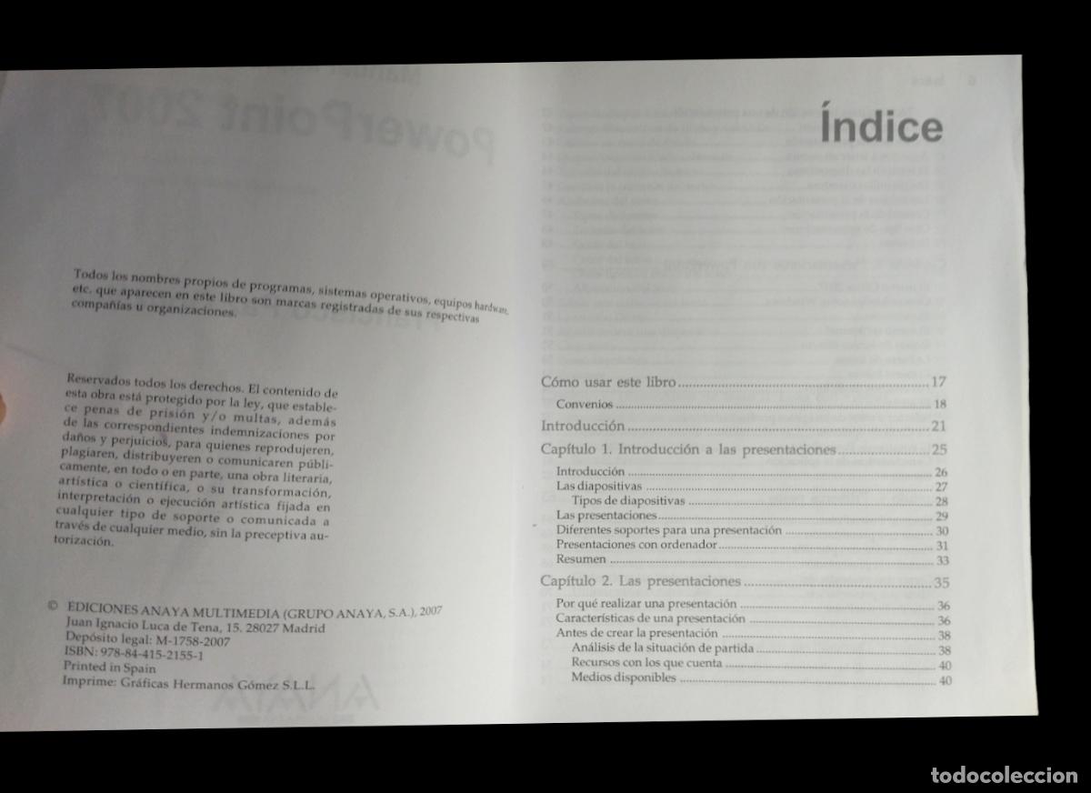 Libros de segunda mano: POWERPOINT 2007 - MANUAL IMPRESCINDIBLE / FRANCISCO PAZ GONZ&Aacute;LEZ. SIN CD - Foto 5