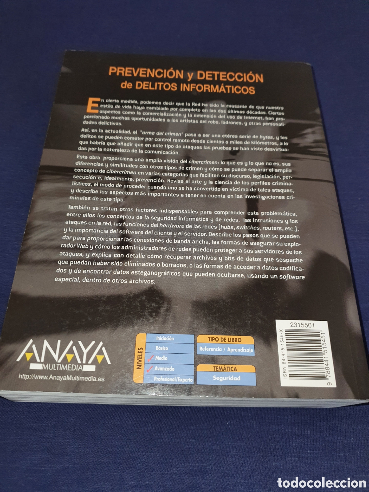 Libros de segunda mano: Prevenci&oacute;n y detecci&oacute;n de delitos informaticos Debra Littlejohn - Foto 2