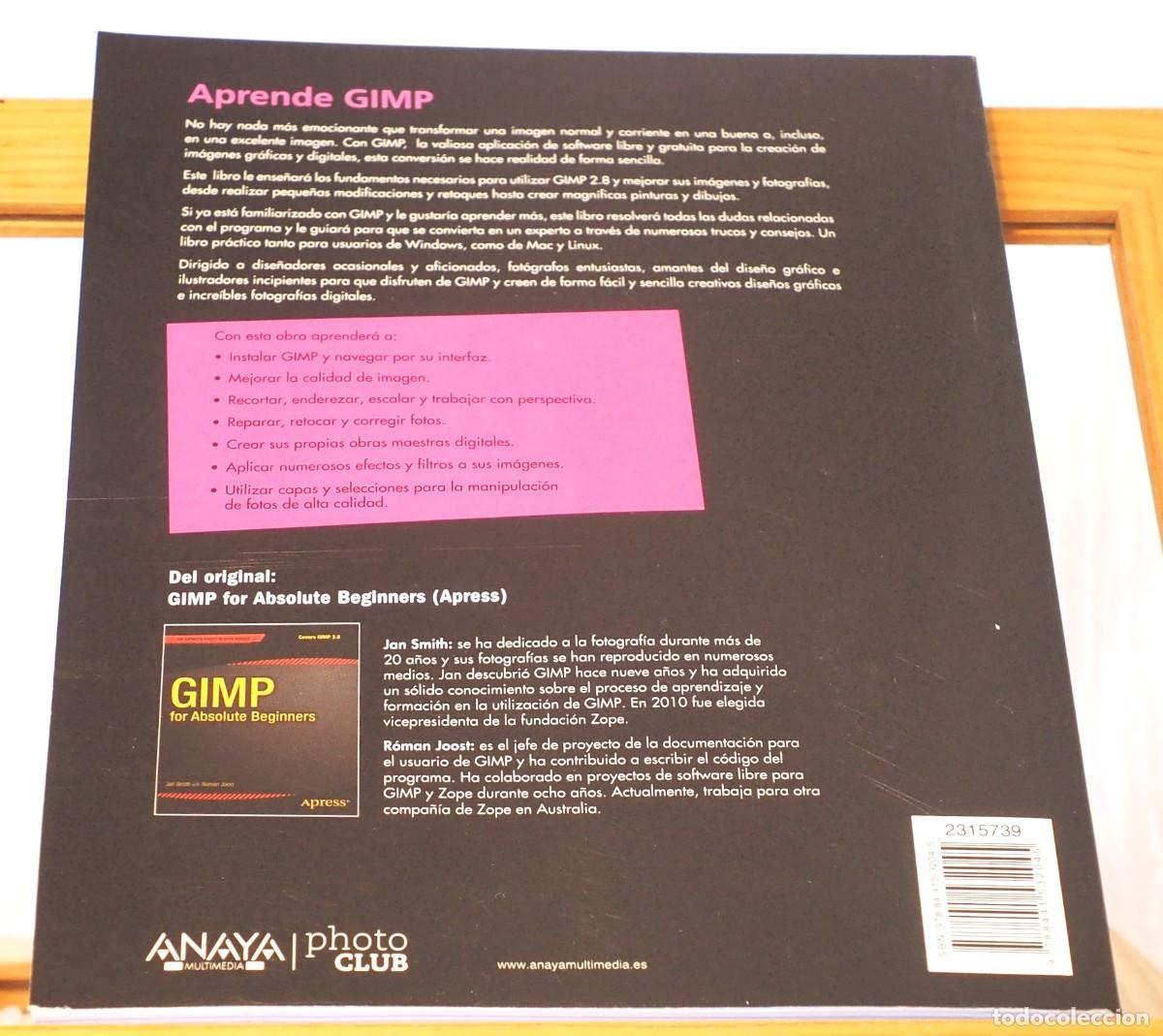 Libros de segunda mano: Aprende GIMP. Editorial Anaya - Foto 2