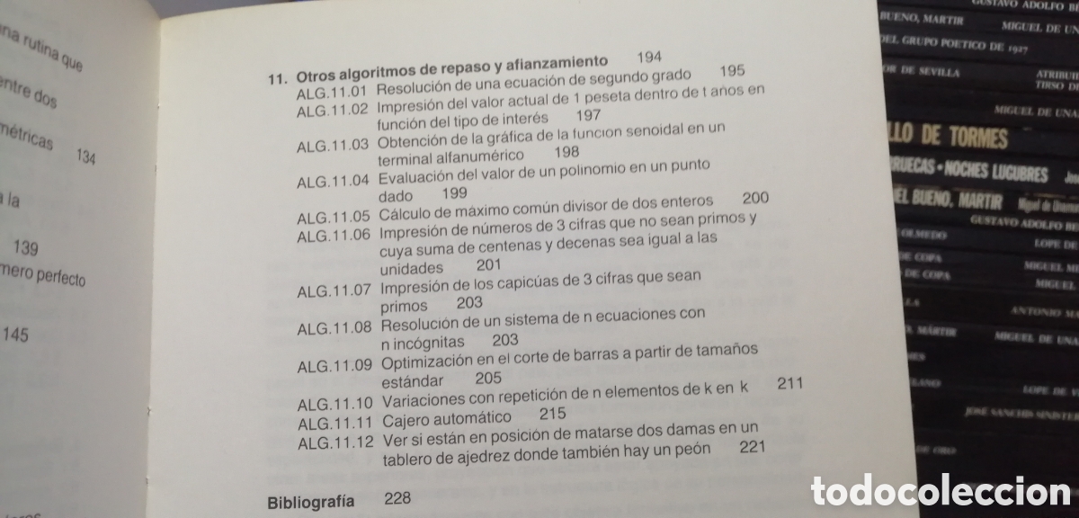 Libros de segunda mano: T&eacute;cnicas y elementos de programaci&oacute;n Dise&ntilde;o de algoritmos Gustavo Gili 1984 - Foto 8