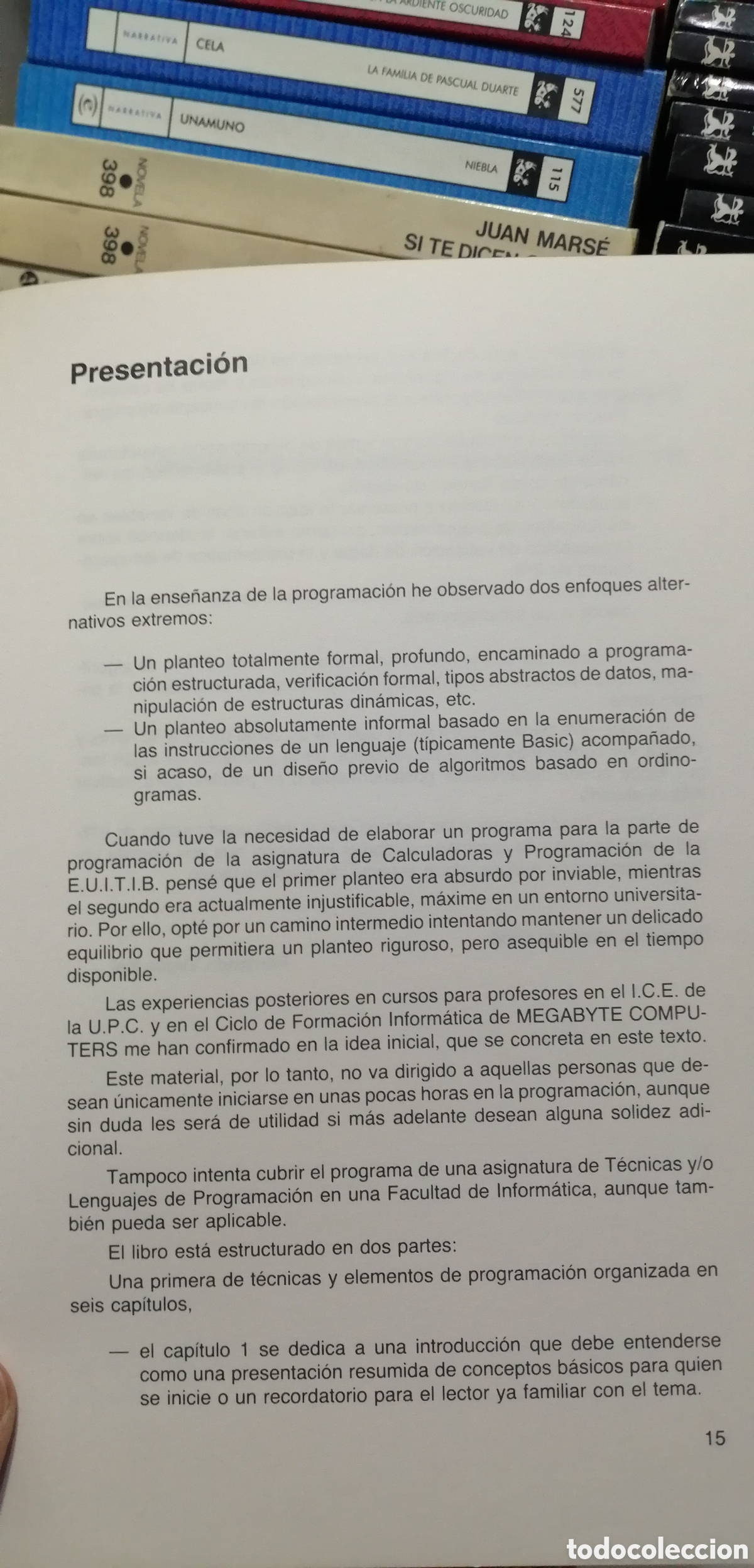 Libros de segunda mano: T&eacute;cnicas y elementos de programaci&oacute;n Dise&ntilde;o de algoritmos Gustavo Gili 1984 - Foto 9