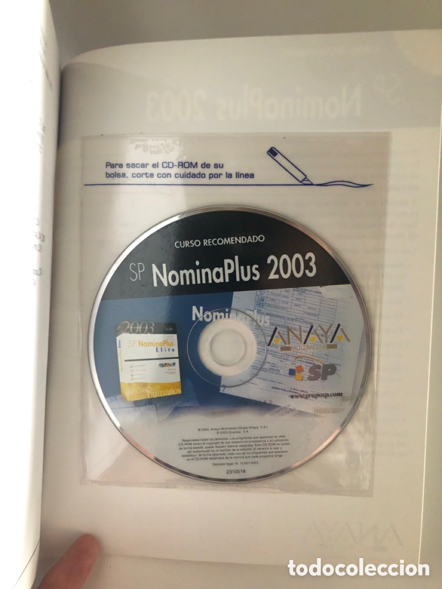 Libros de segunda mano: SP NOMINAPLUS 2003 ANAYA Incluye CD - Foto 3