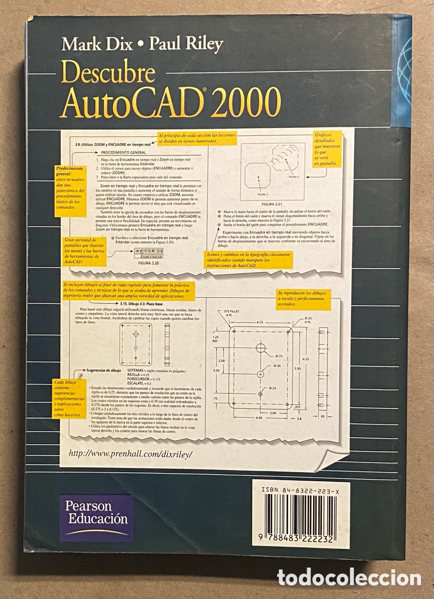 Libros de segunda mano: DESCUBRE AUTOCAD 2000. MARK DIX & PAUL RILEY. PRENTICE HALL 2000. - Foto 7