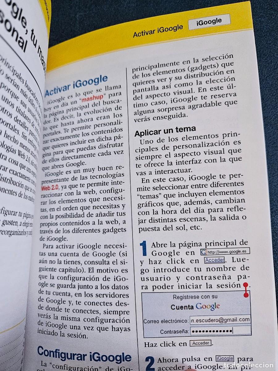 Libros de segunda mano: Todo Sobre Google - Computer Hoy, Libros De Bolsillo. Ediciones Axel Springer Espa&ntilde;a, S.A. , 2008. - Foto 14