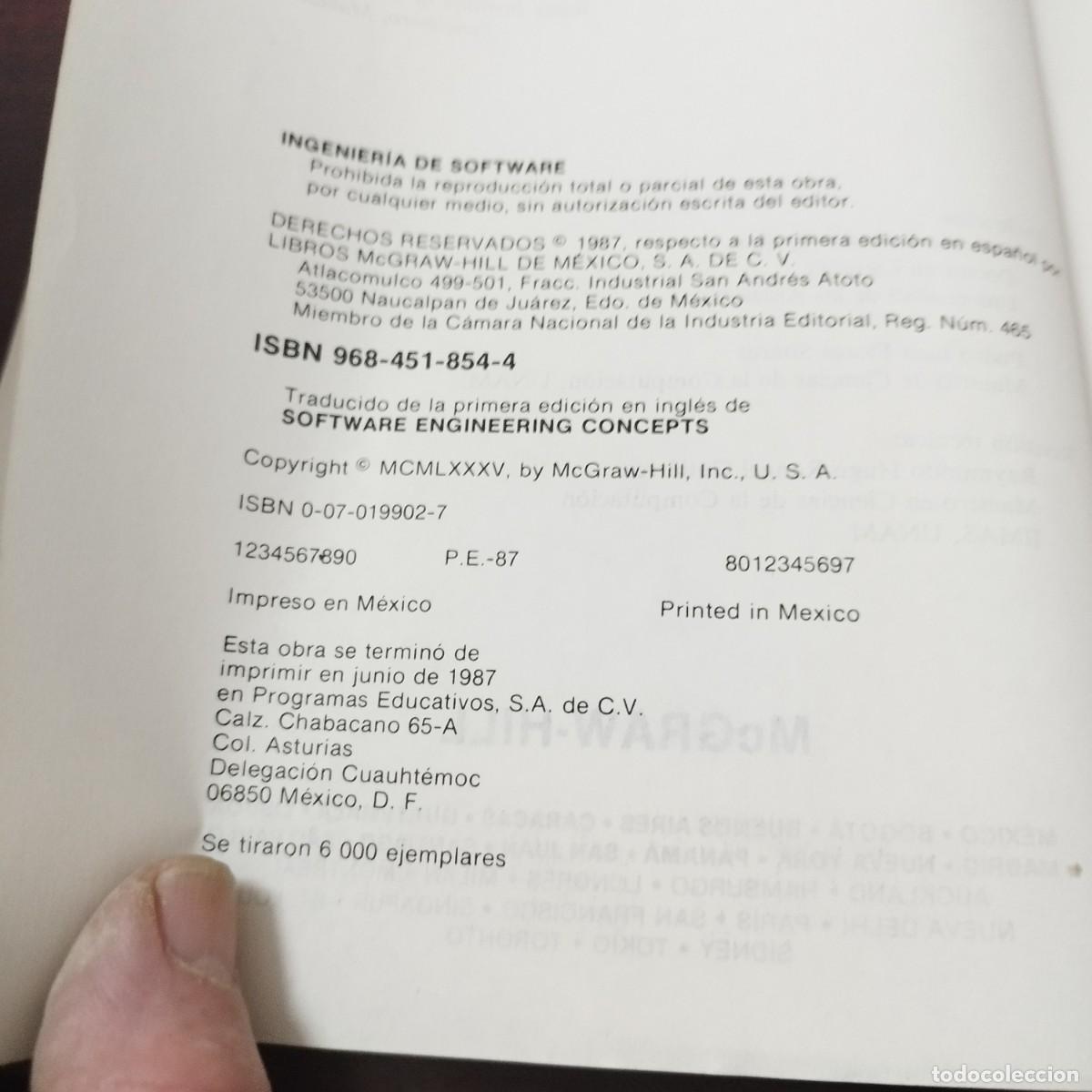 Libros de segunda mano: INGENIERIA DE SOFTWARE / RICHARD FAIRLEY / PU-GUI-3 / MCGRAW HILL - Foto 5