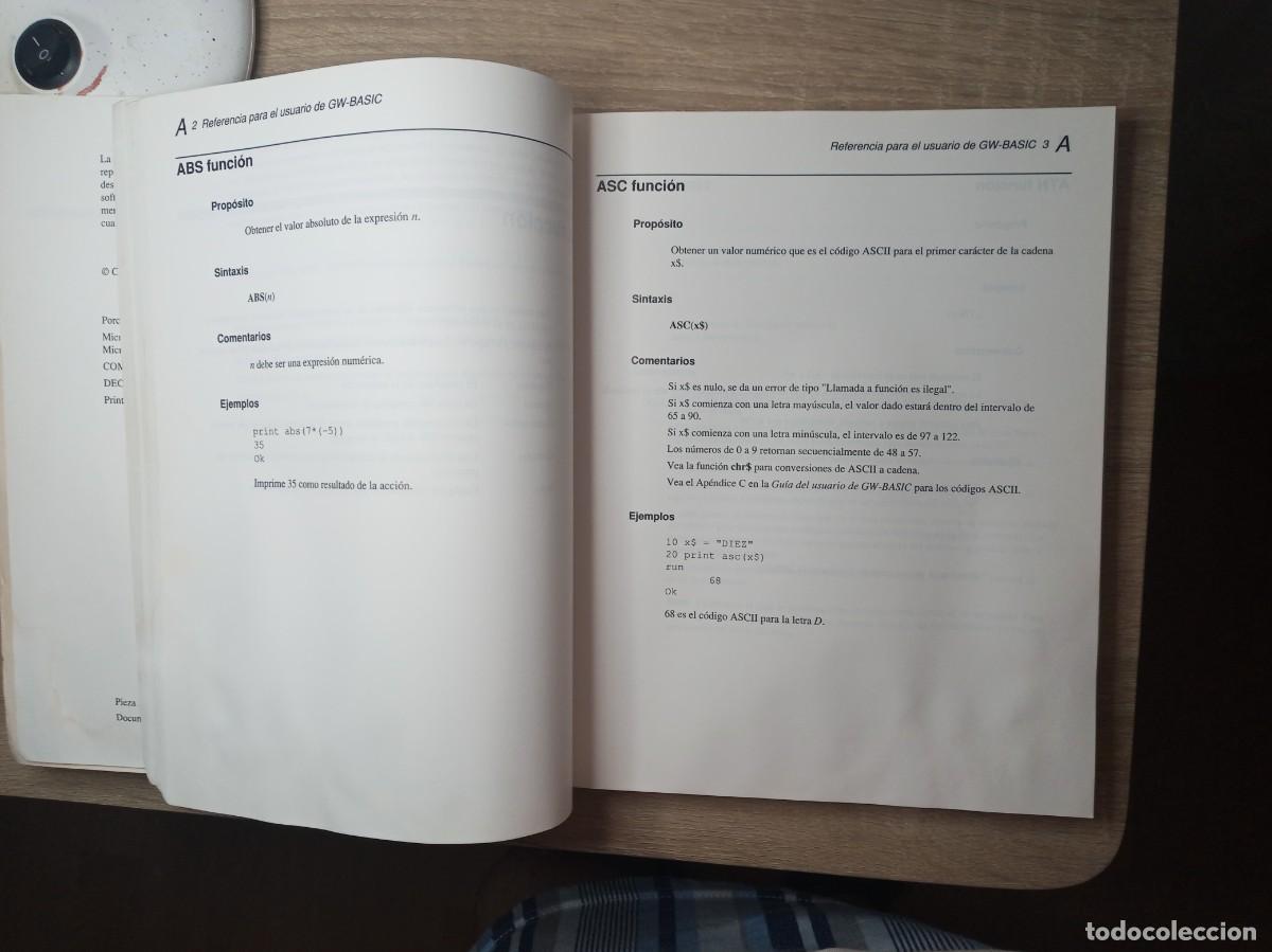 Libros de segunda mano: Microsoft GW Basic, Guia del usuario y referencia - Foto 4