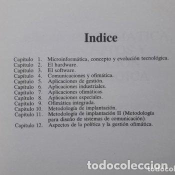 Libros de segunda mano: Ofim&aacute;tica y Microordenadores. Diversos Autores. - Foto 2