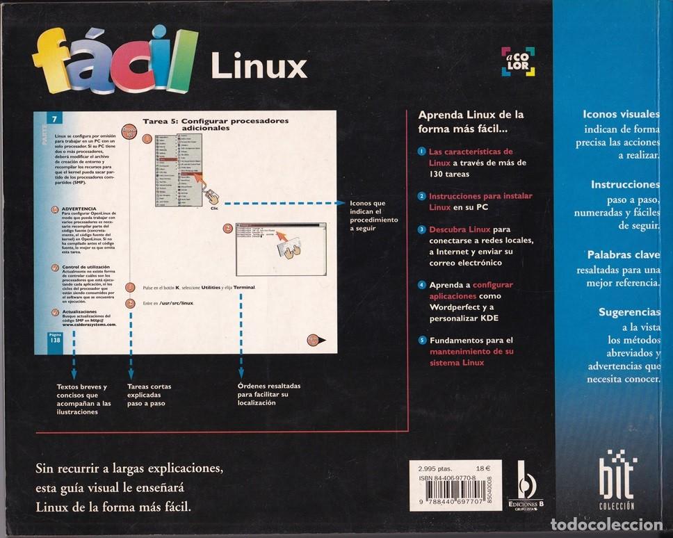 Libros de segunda mano: Vea c&oacute;mo se hace. H&aacute;galo usted mismo F&aacute;cil Linux - Lisa Lee - Foto 2