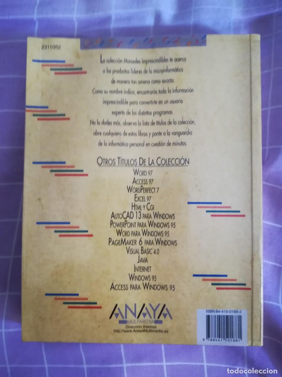 Libros de segunda mano: Manual imprescindible de Office 97 professonal Anaya multimedia 1998 - Foto 2
