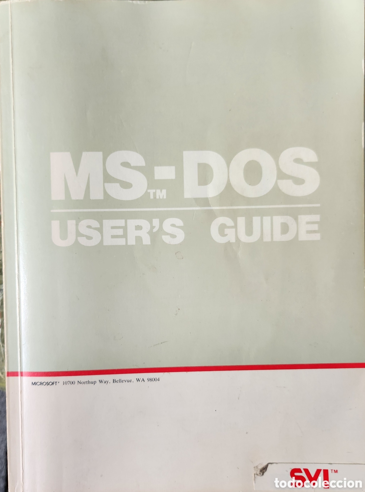 Libros de segunda mano: MS-DOS, Users Guide - Microsoft - Foto 1