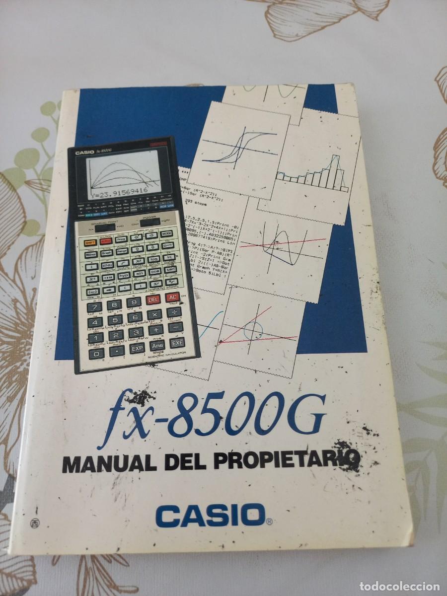 Libros de segunda mano: FX-8500G MANUAL USUARIO CASIO - Foto 1