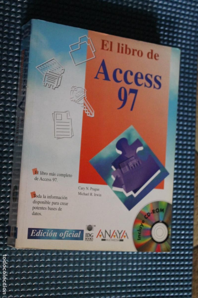 Libros de segunda mano: EL LIBRO DE ACCESS 97, EDICION OFICIAL, ANAYA,CON CD - Foto 1