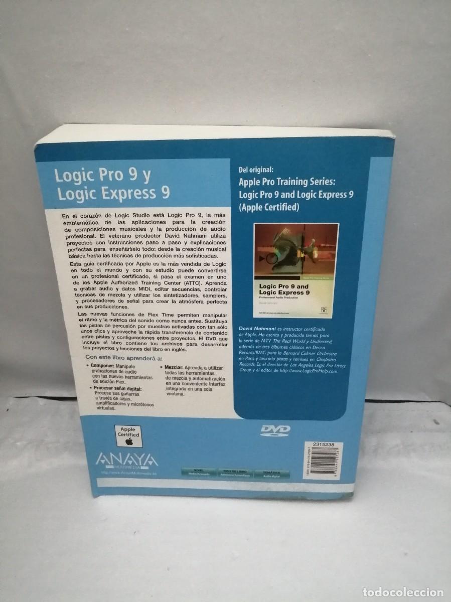 Libros de segunda mano: Logic Pro 9 y Logic Express 9: El Libro Oficial (Incluye DVD) - Foto 2