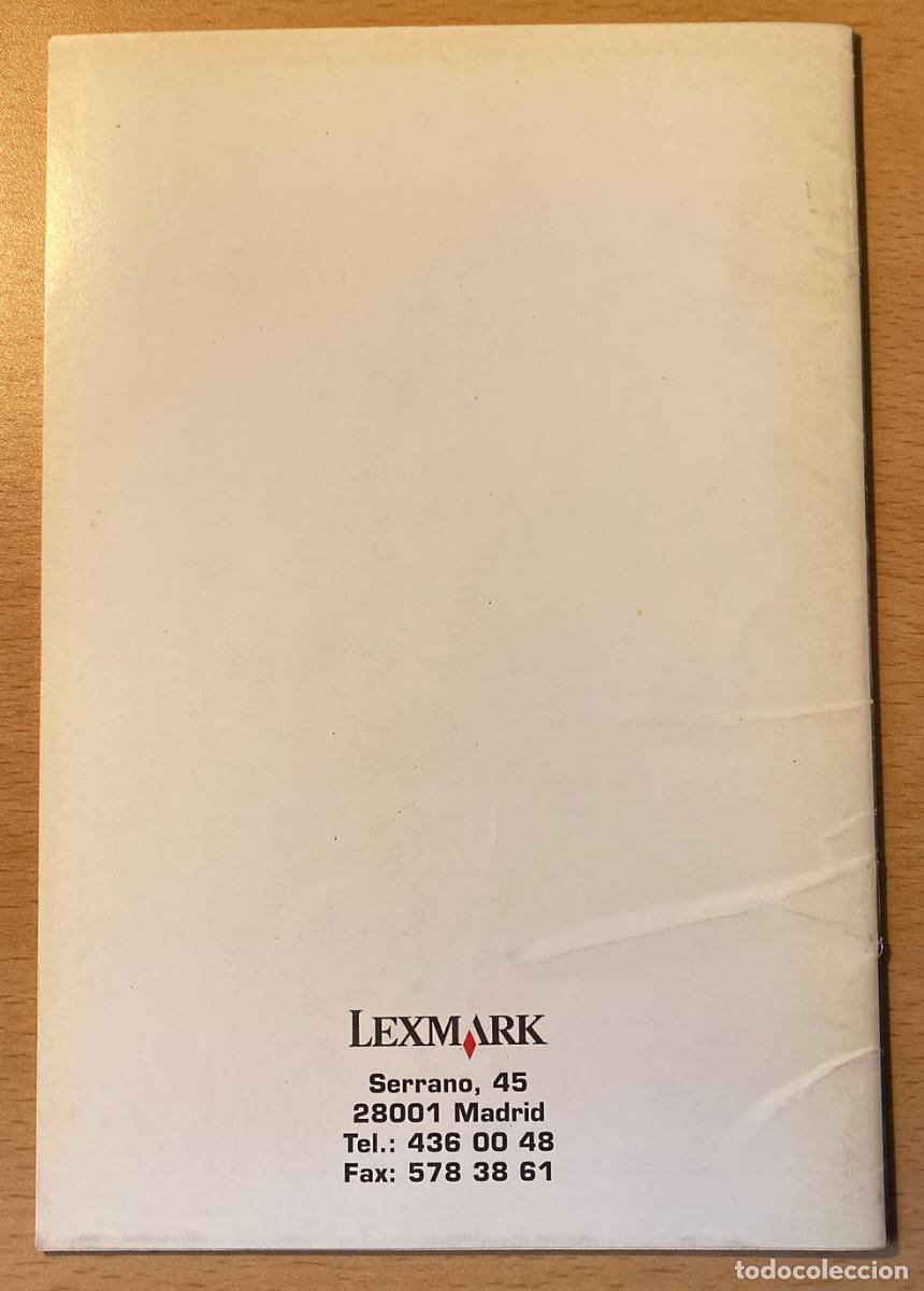 Libros de segunda mano: IMPRIMIR SIN PROBLEMAS - LEXMARK - Foto 2