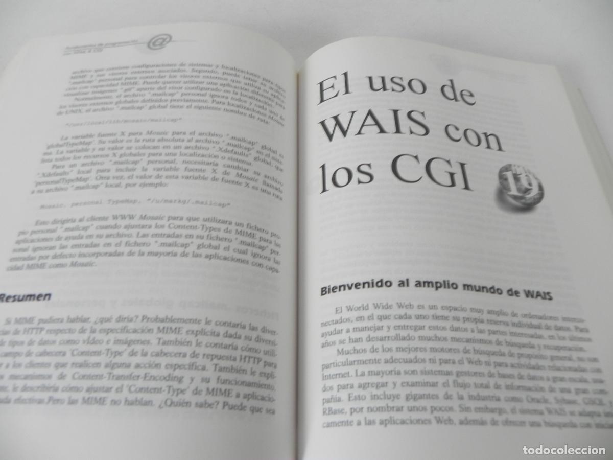 Libros de segunda mano: FUNDAMENTOS DE PROGRAMACI&Oacute;N CON HTML & CGI (ED TITTEL/MARK GAITHER/...) ANAYA-1996-NO INCLUYE CD ROM - Foto 7