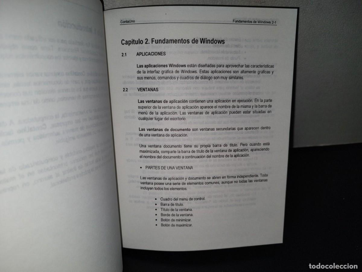 Libros de segunda mano: 87- GUIA DEL USUARIO. CONTAUNO VERSI&Oacute;N 3.5 - Foto 7