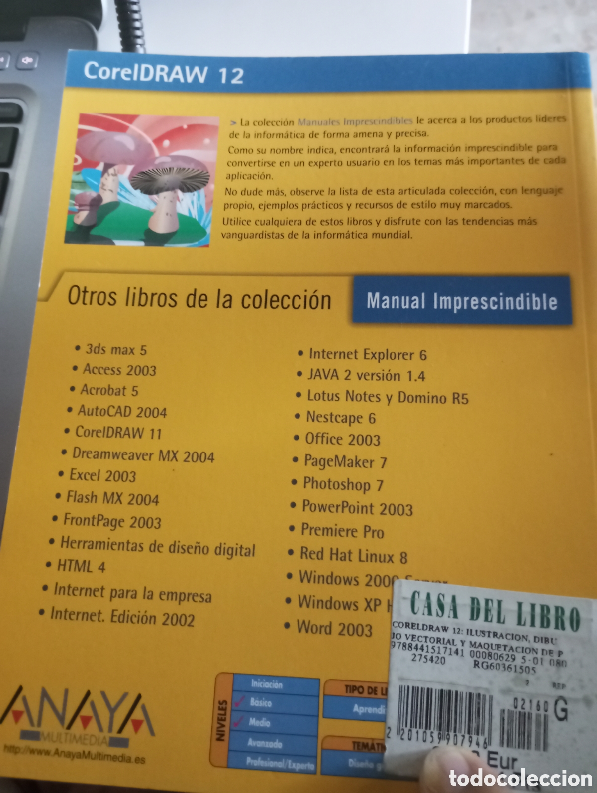 Libros de segunda mano: Corel Draw 12 . Colecci&oacute;n Manuales Imprescindibles - Foto 3