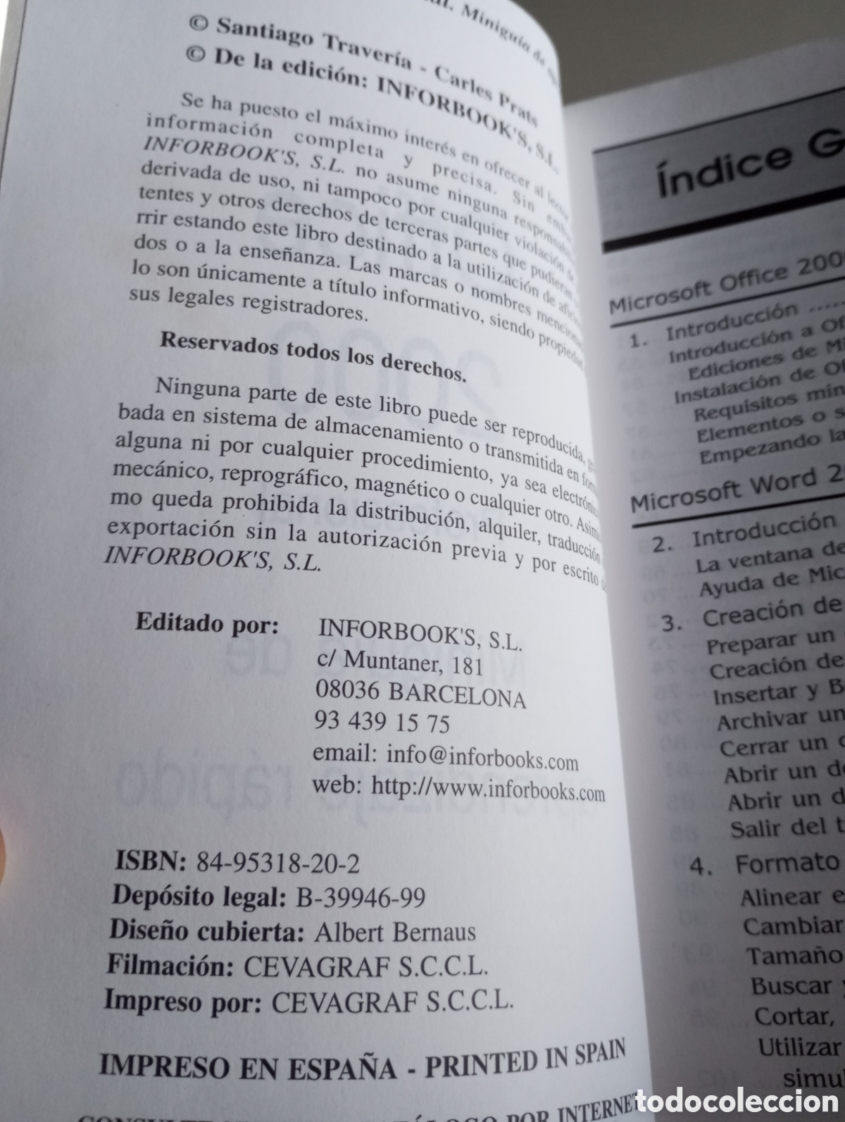 Libros de segunda mano: Office 2000 Professional. Mini Guia de aprendizaje rapido - Foto 2