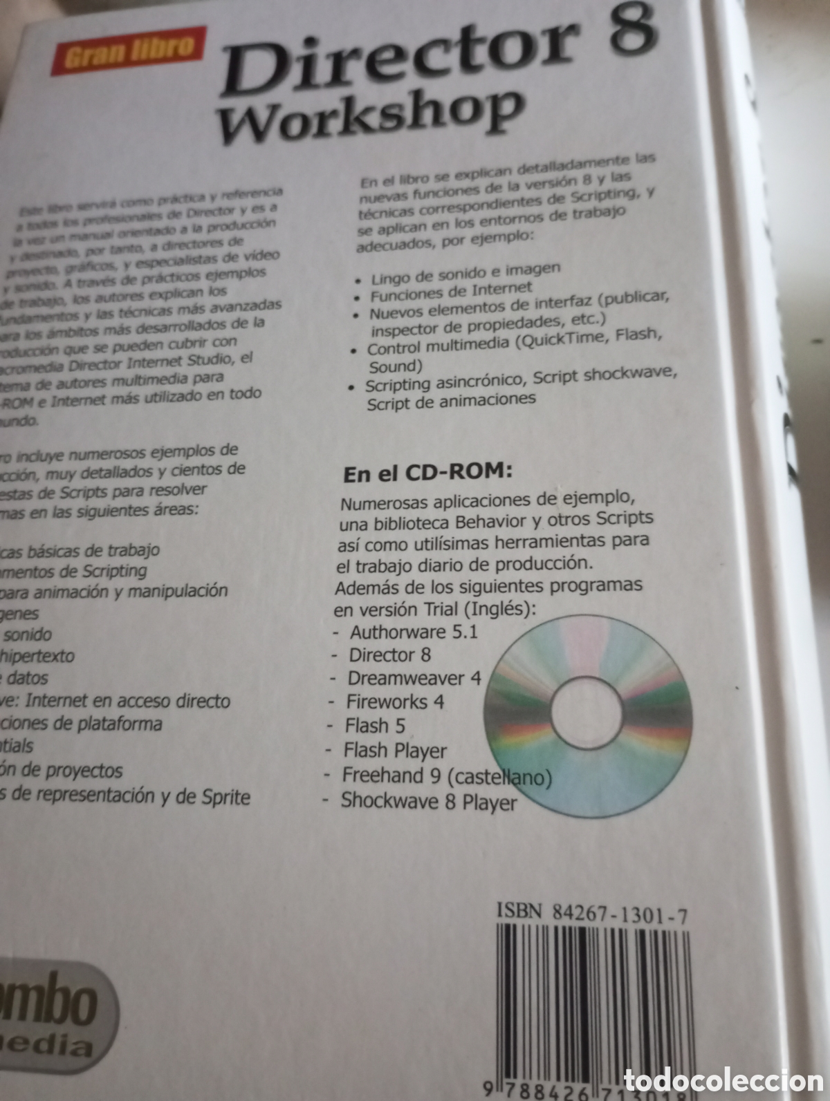 Libros de segunda mano: Director 8 Workshop (incluye CD-Rom) - Foto 3