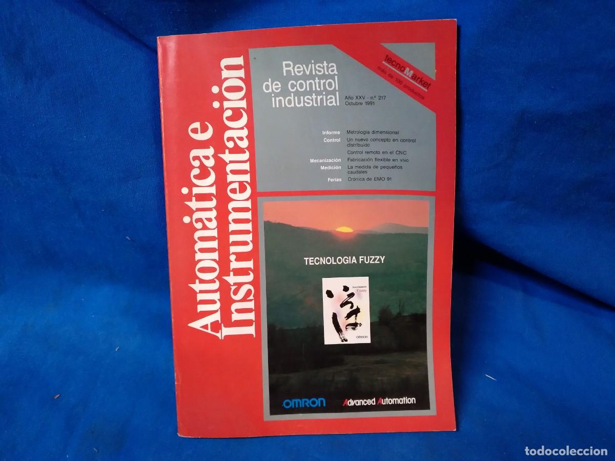 Libros de segunda mano: AUTOM&Aacute;TICA E.. INDUSTRIAL - REVISTA DE CONTROL INDUSTRIAL N&ordm; 217 OCTUBRE 1991 - Foto 1