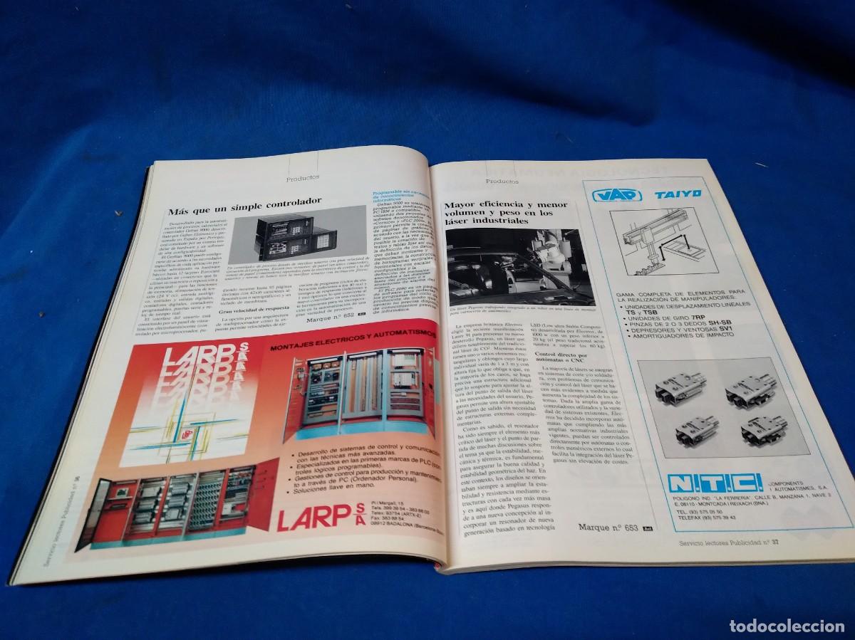 Libros de segunda mano: AUTOM&Aacute;TICA E.. INDUSTRIAL - REVISTA DE CONTROL INDUSTRIAL N&ordm; 217 OCTUBRE 1991 - Foto 3