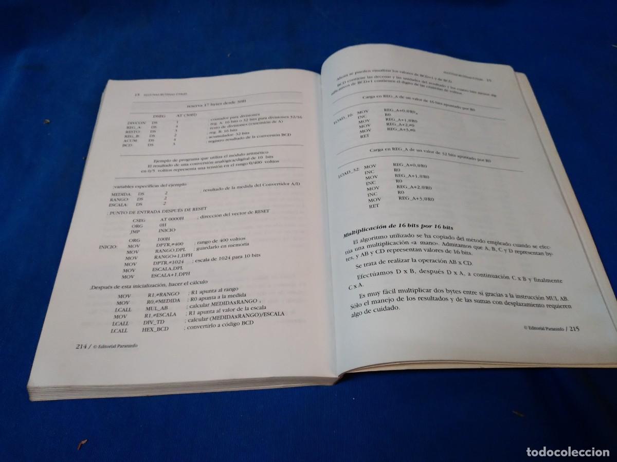 Libros de segunda mano: MICROCONTROLADORES 8051 y 8052 - BERNARD ODANT -PARANINFO 1995 - Foto 6