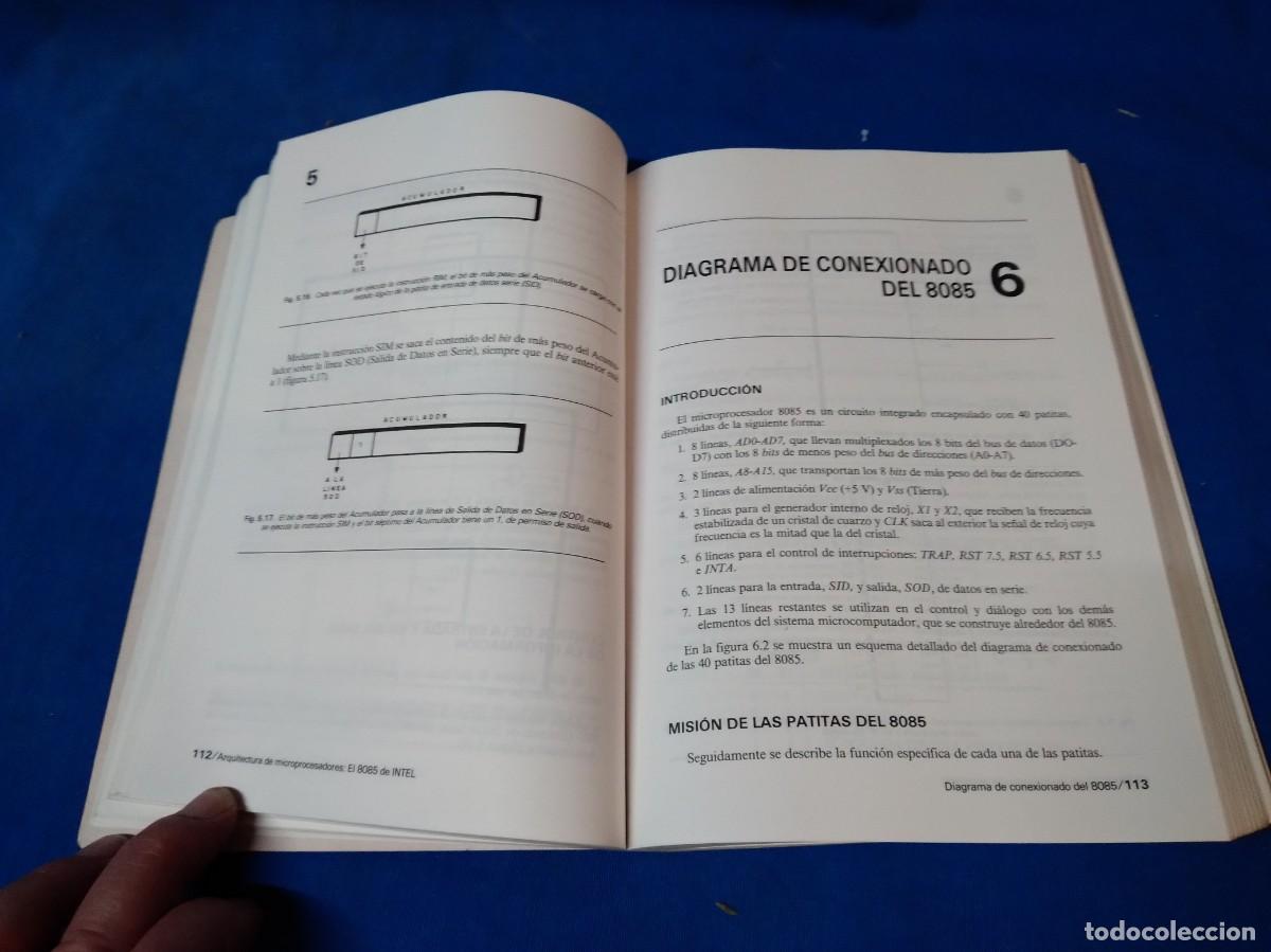 Libros de segunda mano: MICROPROCESADORES Y MICROCONTROLADORES 8085, MCS-51 y ST6 - J. M&ordf; ANGULO ED. PARANINFO 1992 - Foto 4