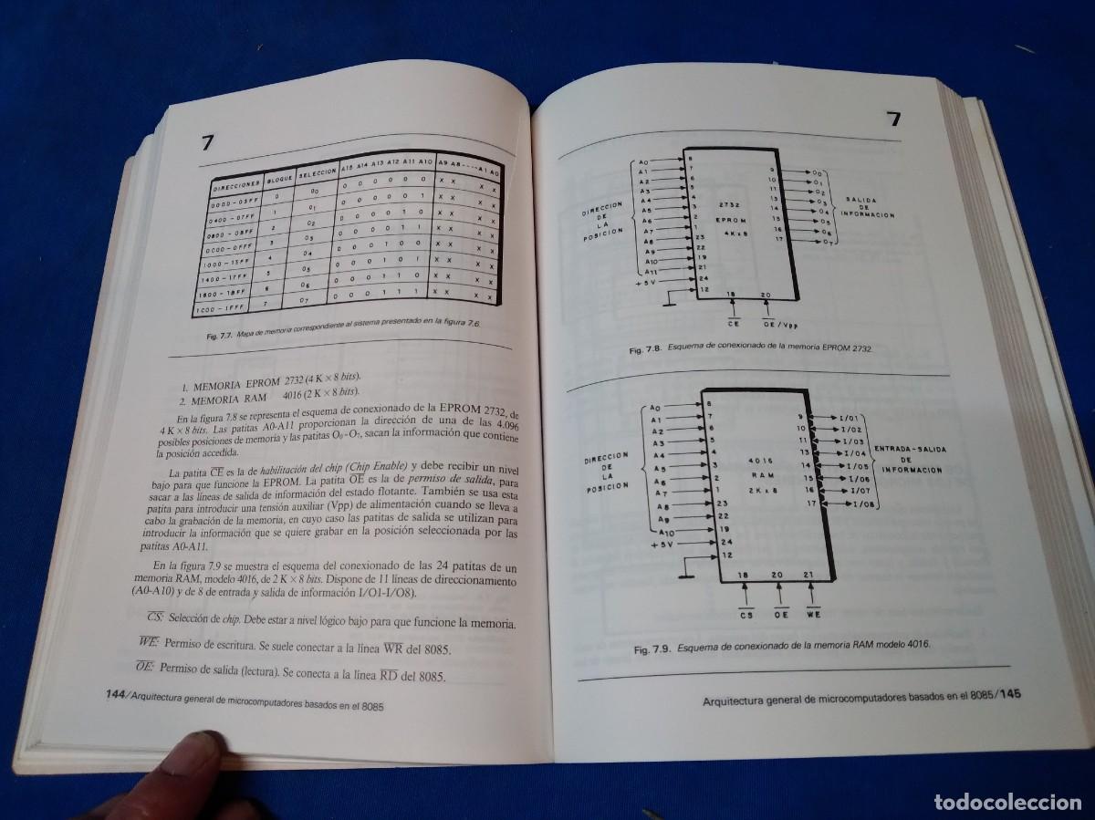 Libros de segunda mano: MICROPROCESADORES Y MICROCONTROLADORES 8085, MCS-51 y ST6 - J. M&ordf; ANGULO ED. PARANINFO 1992 - Foto 5