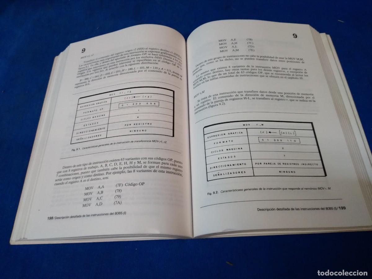 Libros de segunda mano: MICROPROCESADORES Y MICROCONTROLADORES 8085, MCS-51 y ST6 - J. M&ordf; ANGULO ED. PARANINFO 1992 - Foto 6