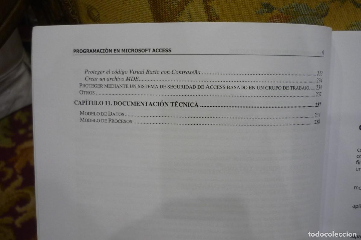 Libros de segunda mano: PROGRAMACI&Oacute;N CON MICROSOFT ACCES. GESTI&Oacute;N DE REUNIONES, CONVOCATORIAS Y ACTAS, DE BENJAM&Iacute;N COGOLLOS. - Foto 8
