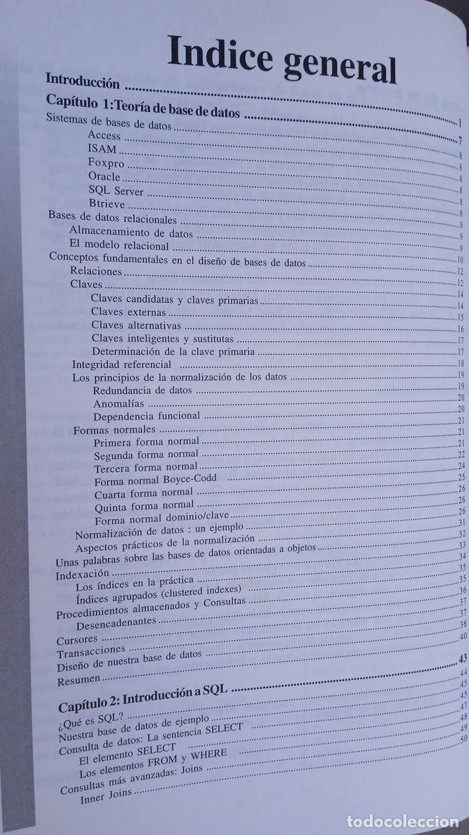 Libros de segunda mano: Gu&iacute;a de programaci&oacute;n de aplicaciones de bases de datos con Visual C++ 6. Wendy Sarrett 1999 - Foto 4