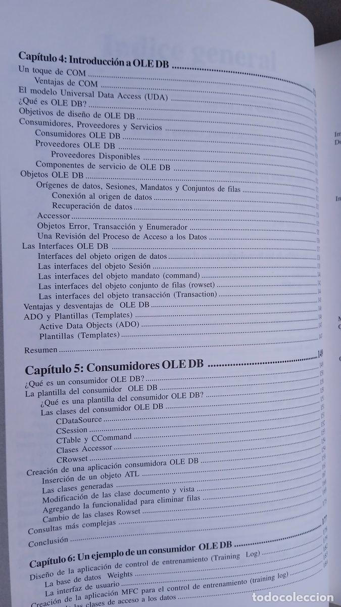 Libros de segunda mano: Gu&iacute;a de programaci&oacute;n de aplicaciones de bases de datos con Visual C++ 6. Wendy Sarrett 1999 - Foto 6