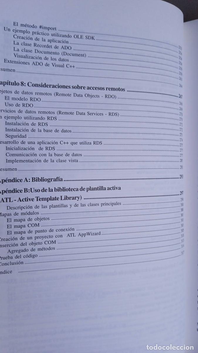 Libros de segunda mano: Gu&iacute;a de programaci&oacute;n de aplicaciones de bases de datos con Visual C++ 6. Wendy Sarrett 1999 - Foto 8