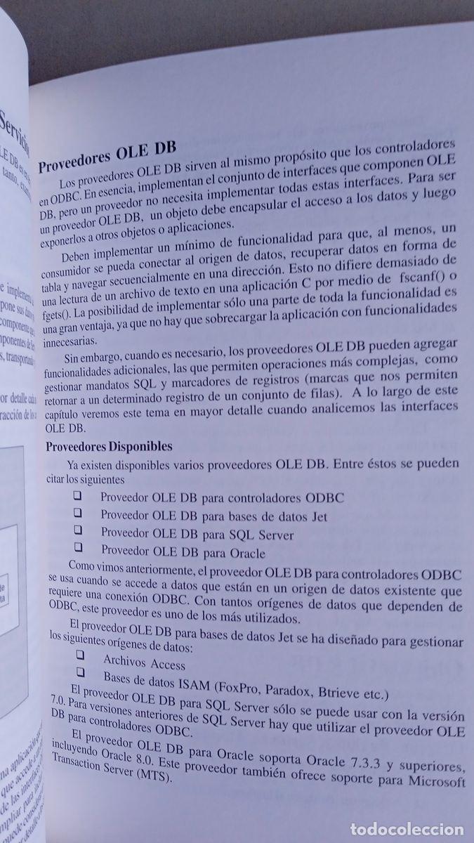 Libros de segunda mano: Gu&iacute;a de programaci&oacute;n de aplicaciones de bases de datos con Visual C++ 6. Wendy Sarrett 1999 - Foto 9