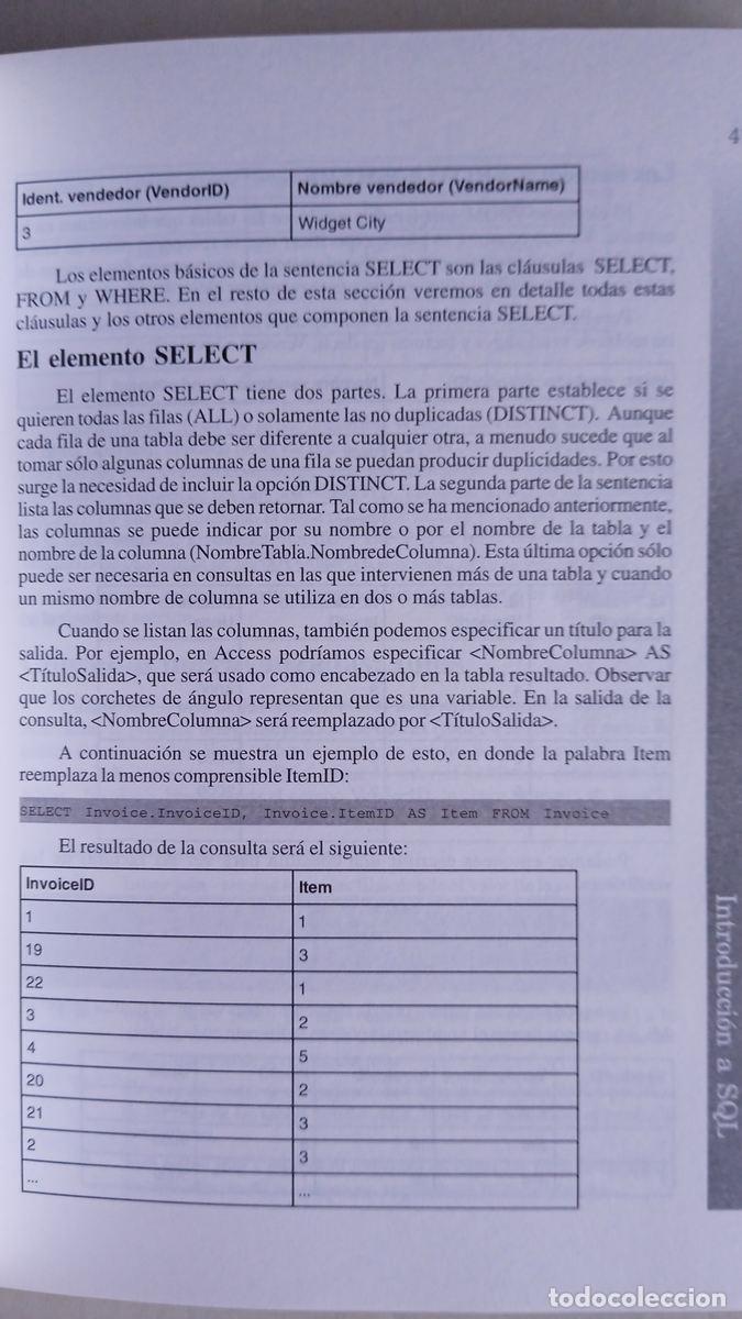 Libros de segunda mano: Gu&iacute;a de programaci&oacute;n de aplicaciones de bases de datos con Visual C++ 6. Wendy Sarrett 1999 - Foto 12