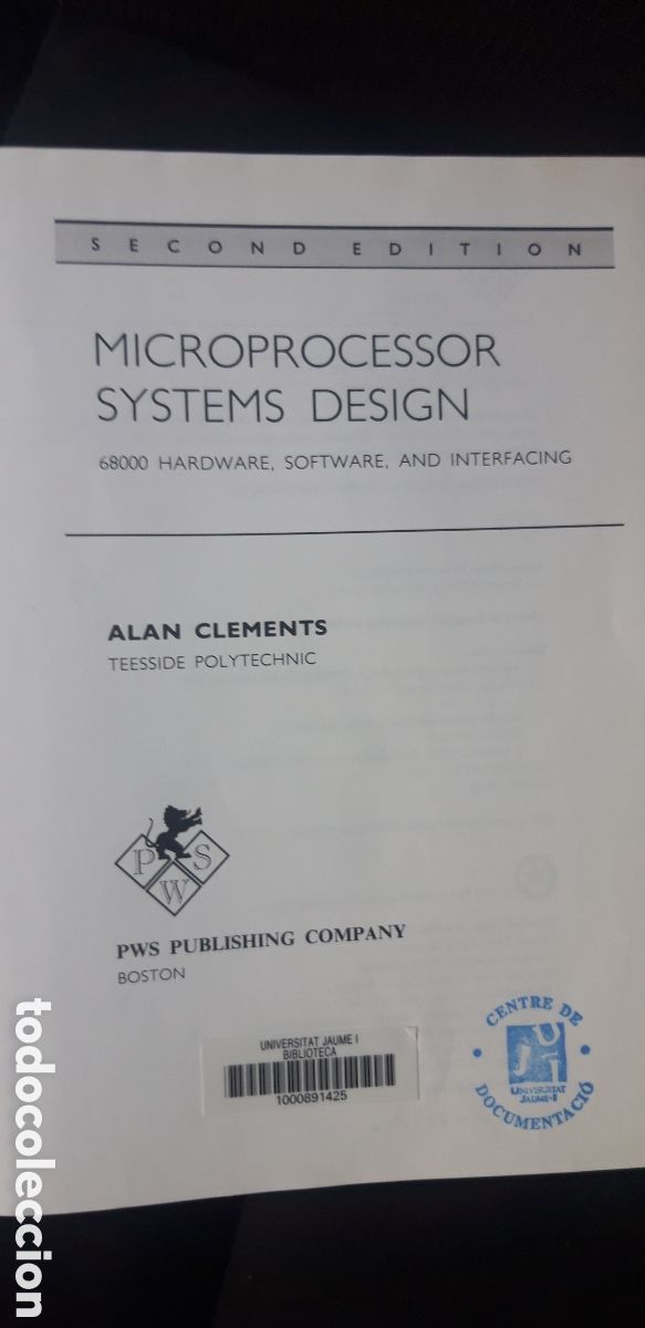 Libros de segunda mano: MICROPROCESSOR SYSTEMS DESING - ALAN CLEMENT (SECOND EDITION) - Foto 8