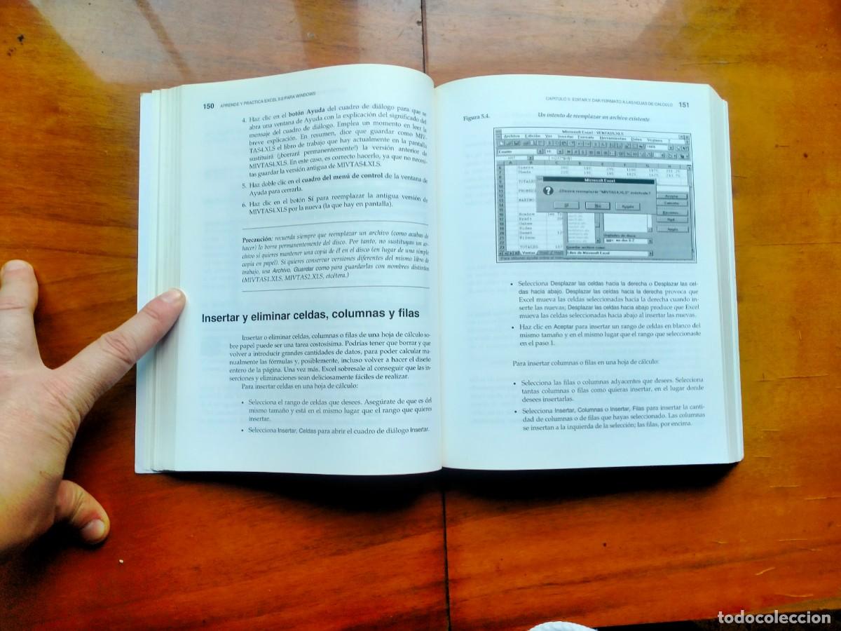 Libros de segunda mano: Aprende y practica Excel 5 para Windows. Anaya multimedia. Leer descripci&oacute;n. - Foto 4