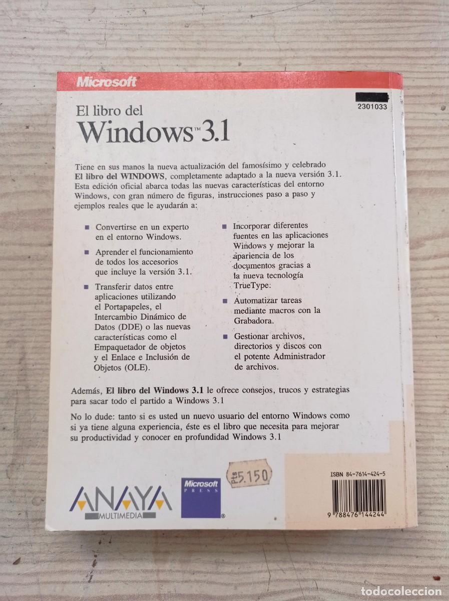 Libros de segunda mano: El Libro Del Windows 3.1 - Craig Stinson - 1994 - Microsoft Press - Foto 5